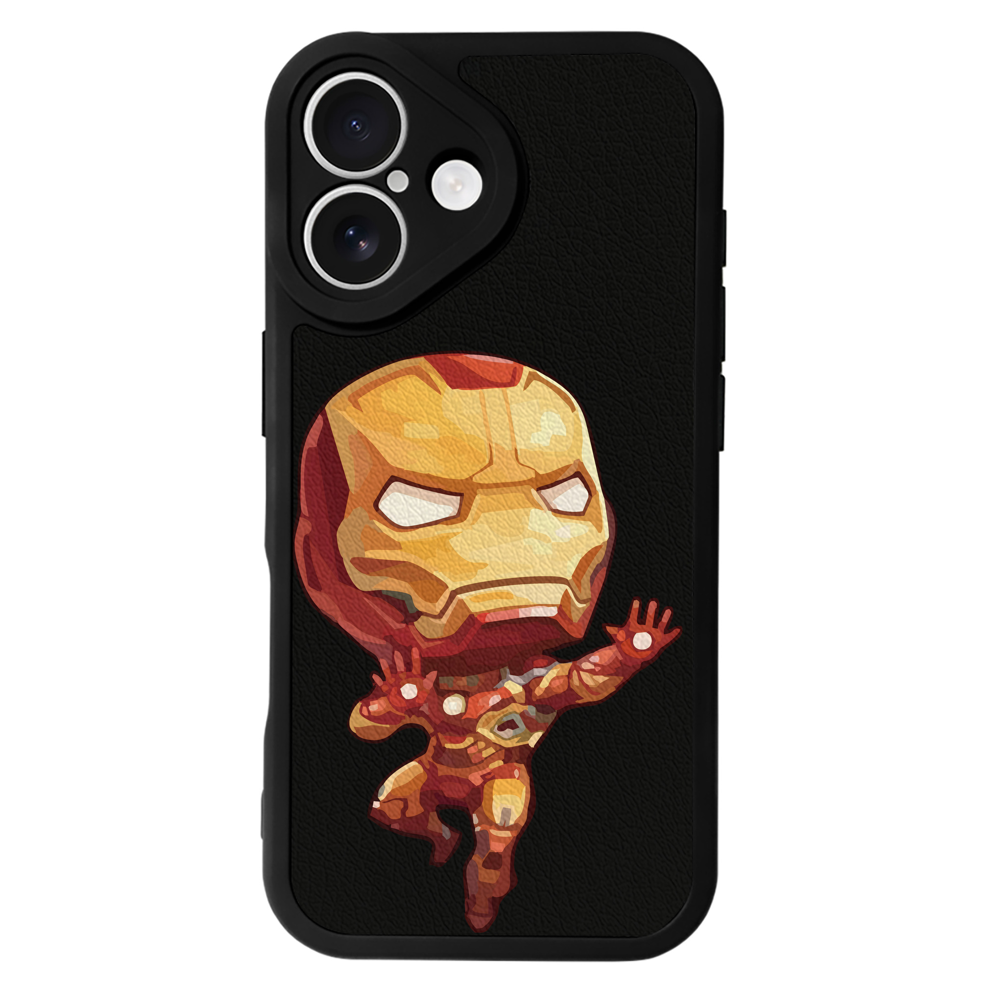 （画像用） アベンジャーズ The Avengers 【iPhone 16シリーズ対応】シリコンスマホケース（レザー調） 材質：シリコン